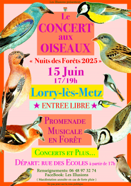 Le concert aux oiseaux