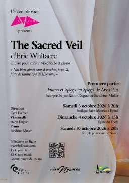 The sacred Veil d'Eric Whitacre • Arvo Pärt